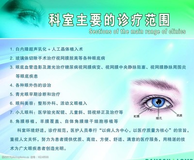 醫(yī)院眼科展版圖片